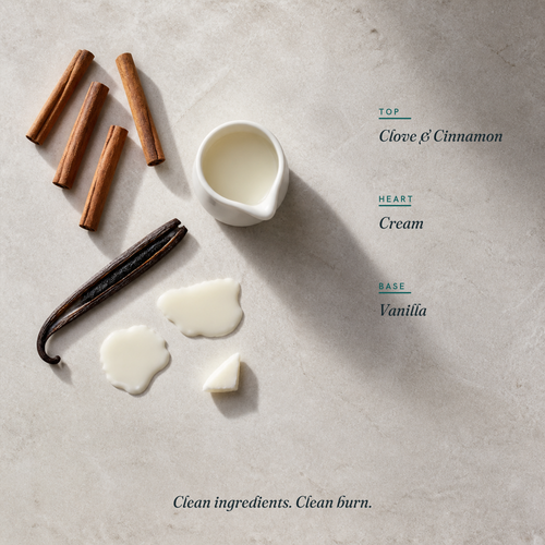 Cinnamon & Vanilla scent notes