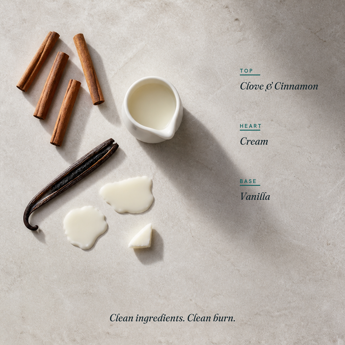 Cinnamon & Vanilla scent notes